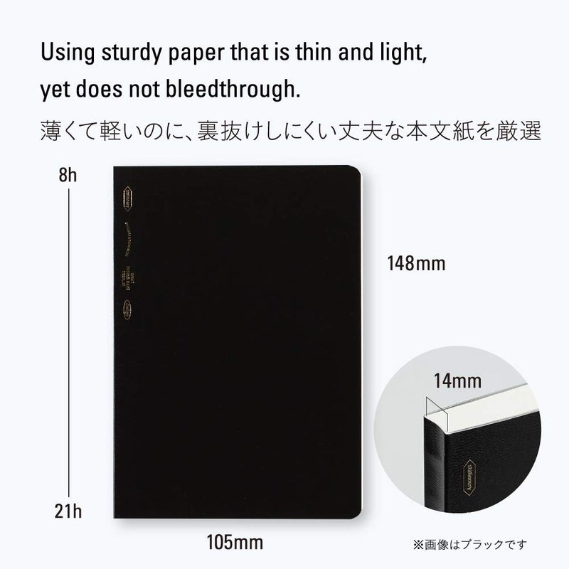 ãƒ‹ãƒˆãƒ ã‚º(Nitoms) Nitoms STALOGY Notebook, A6, Squared, 365 Days Notebook, Blue S4113 - Image 3